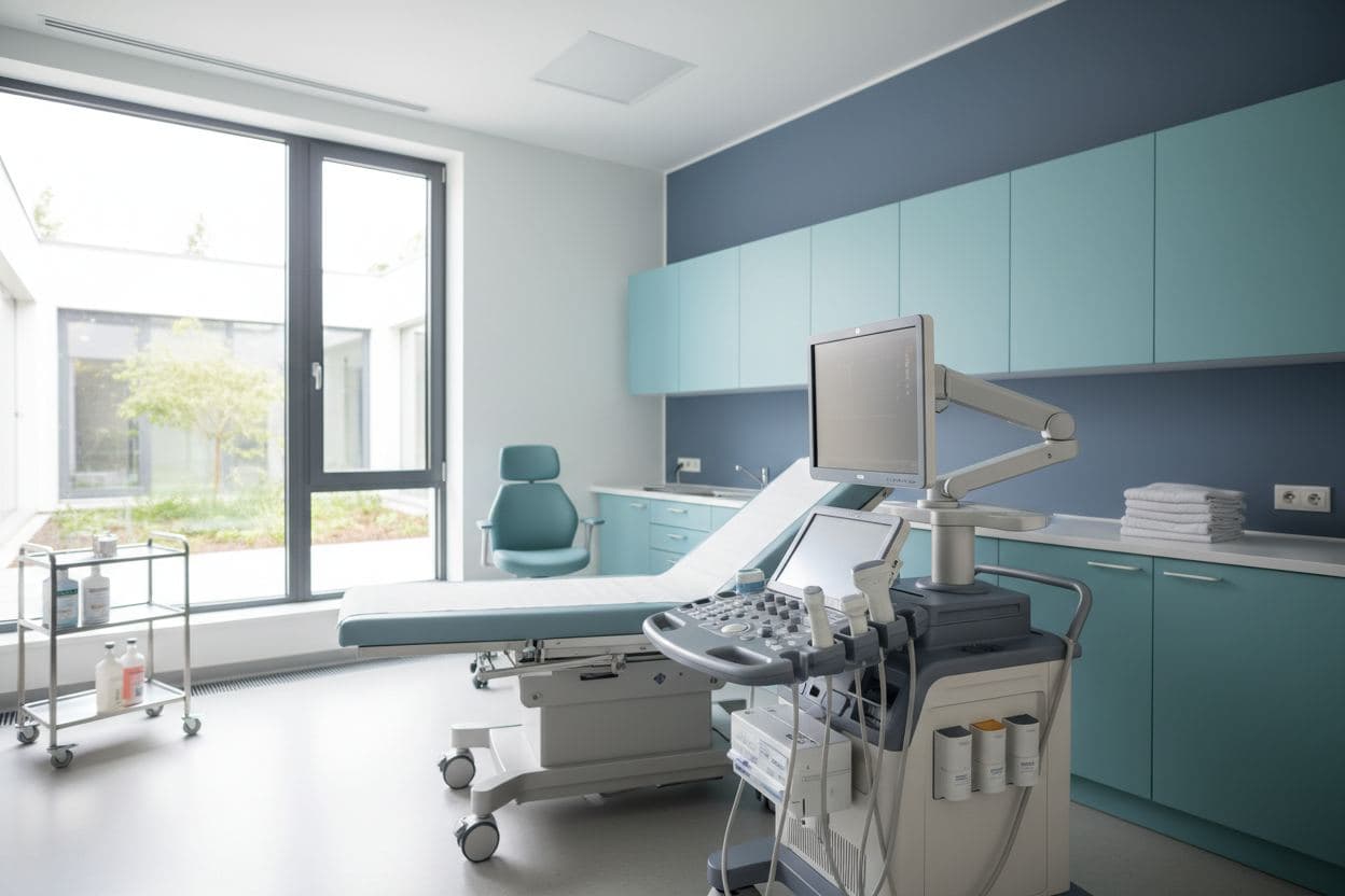 Kardiologisches Untersuchungszimmer der Inneren Medizin
