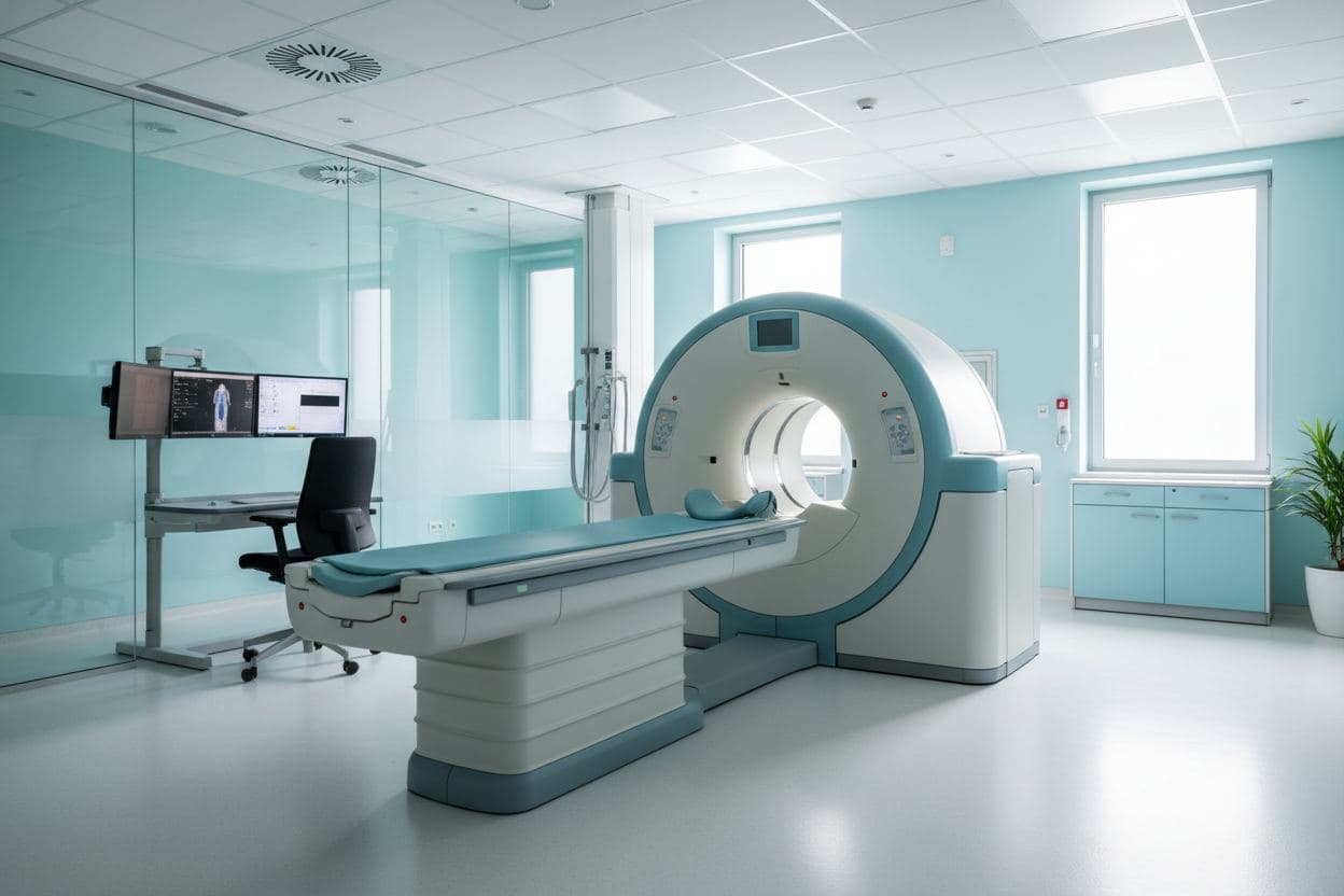 Moderner CT- und MRT-Bereich der Radiologie