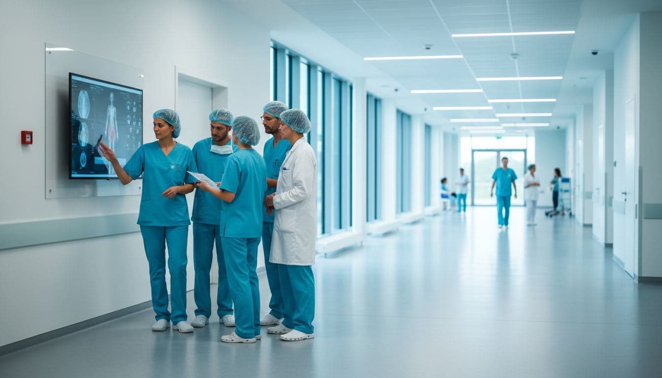 Team des Klinikums im Gespräch