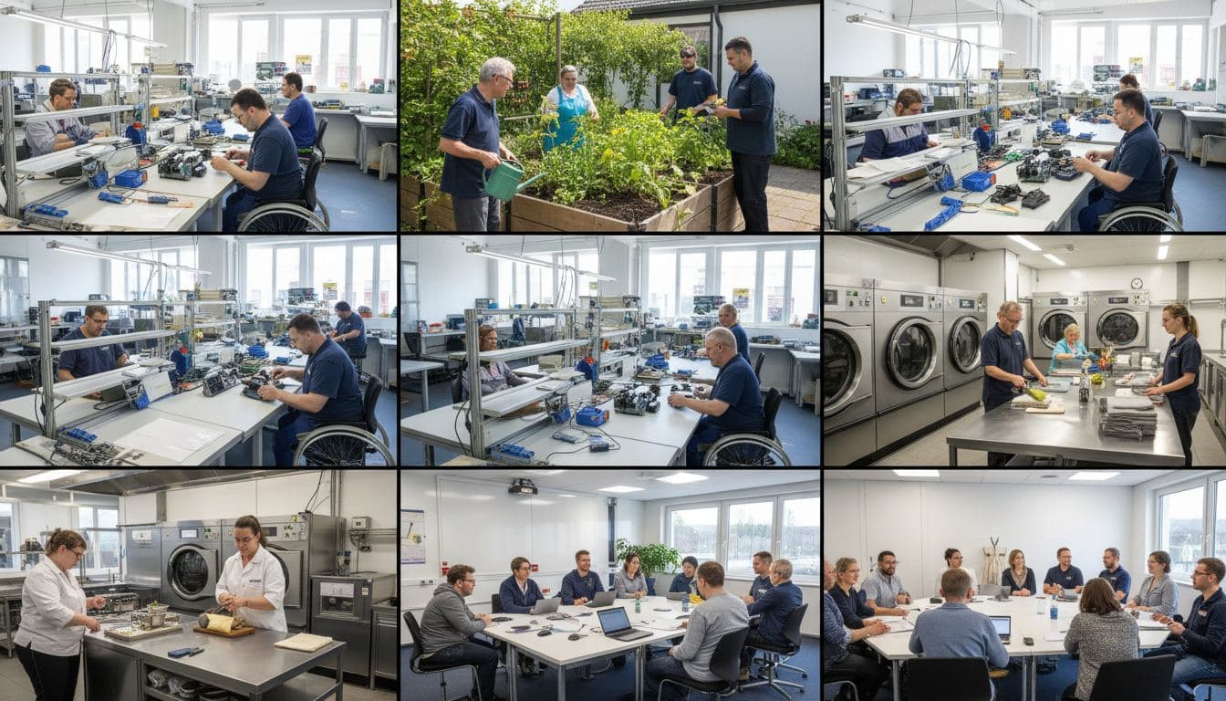 Das Team von der Werkstatt